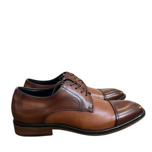 Steve Madden Zane Leather Mid Oxford Dress Shoe